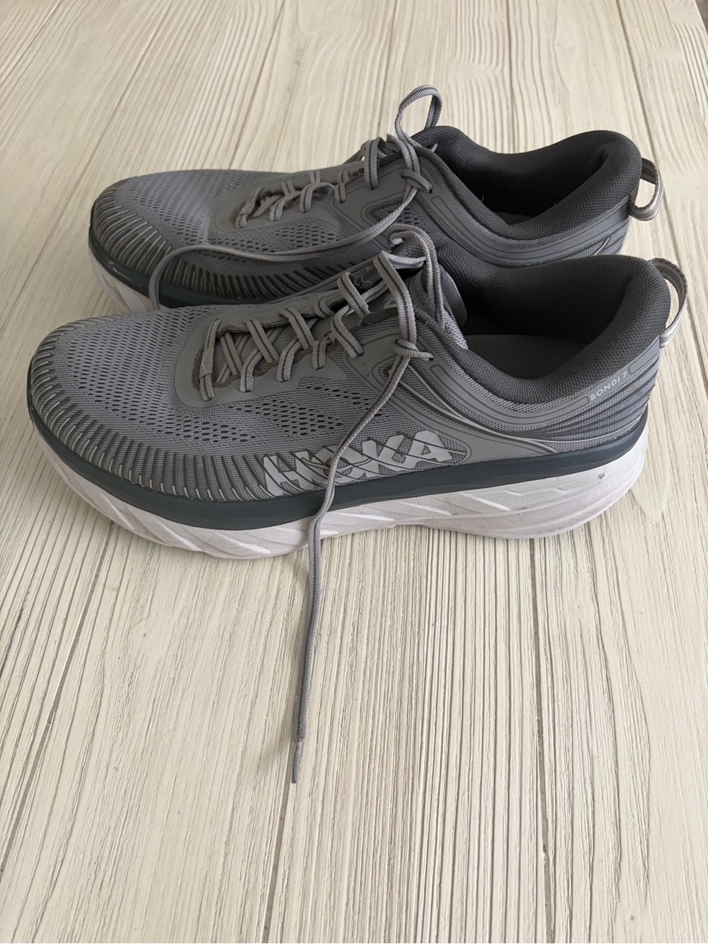 Men's Gray Hoka Shoes - Lightweight Comfort